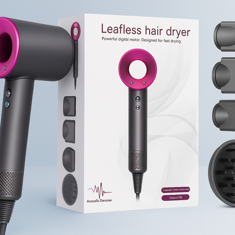 Necos 1600W Supersonic Professional Ionic Hair Dryer Fast, Powerful, and Whisper-Quiet – Your Salon-Perfect Blowout in Minutes!