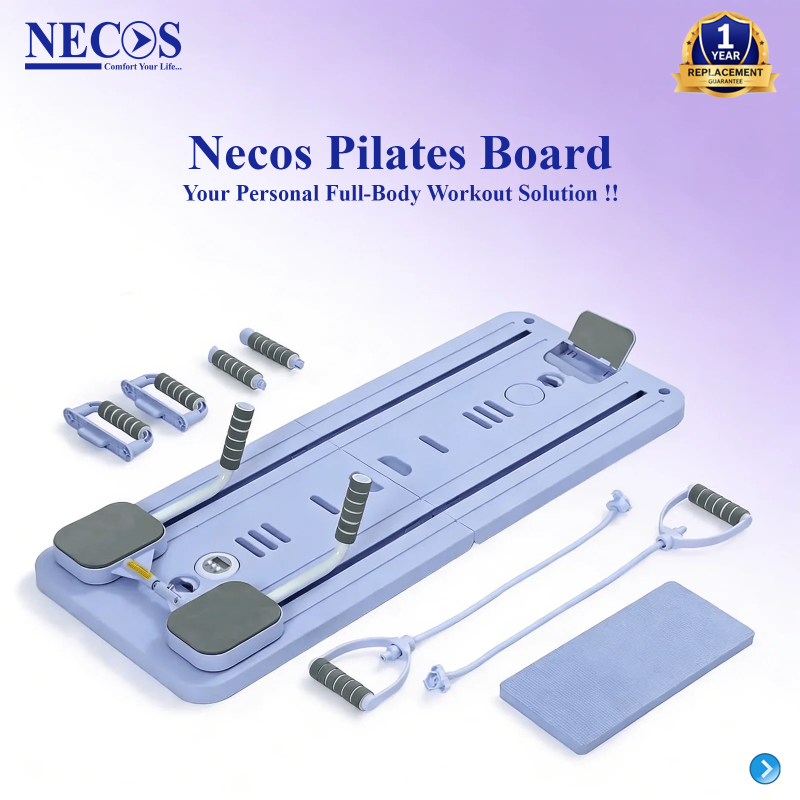 Necos Foldable Pilates Board Reformer – Your Personal Full-Body Workout Solution